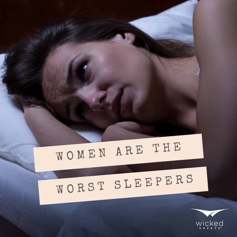 Women sleep worse than men - it's a fact.