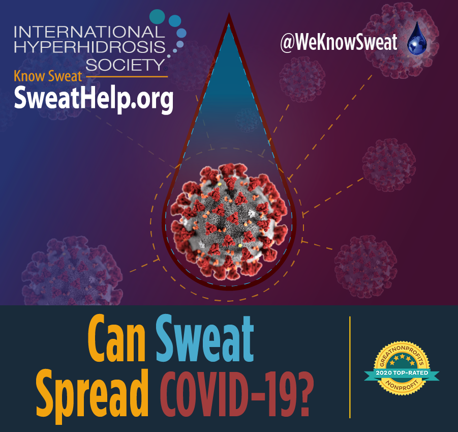 International Hyperhidrosis Society | Can Sweat Spread COVID-19?